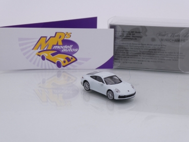 Preview: Minichamps 870068324 # Porsche 911 Carrera 4S Baujahr 2019 " weiß " 1:87
