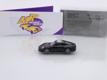 Preview: Minichamps 870068321 # Porsche 911 Carrera 4S Baujahr 2019 " schwarzmetallic " 1:87