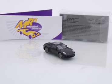 Preview: Minichamps 870068321 # Porsche 911 Carrera 4S Baujahr 2019 " schwarzmetallic " 1:87