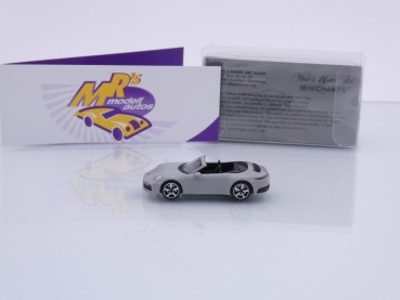 Preview: Minichamps 870068330 # Porsche 911 Carrera 4S Cabriolet Baujahr 2019 " hellgrau " 1:87