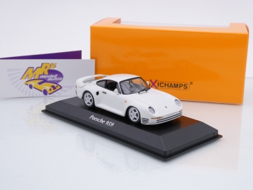 Maxichamps 940062521 # Porsche 959 Sportwagen Baujahr 1987 " weiß " 1:43