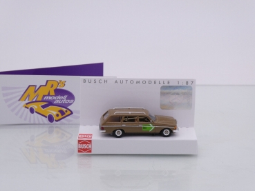 Preview: Busch 46816 # Mercedes-Benz W123 Kombi (T-Modell) " Elektroantrieb Versuchswagen " 1:87