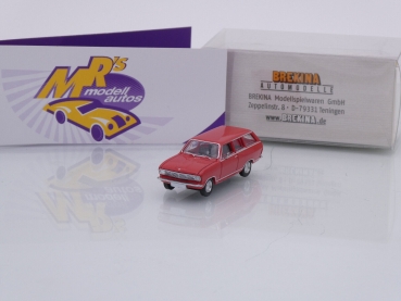 Brekina 20432 # Opel Kadett B Caravan Baujahr 1965 " rot " 1:87