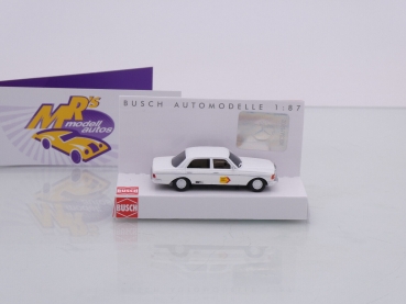 Preview: Busch 46874 # Mercedes-Benz W123 Limousine " Methanol Benzin Versuchswagen " 1:87