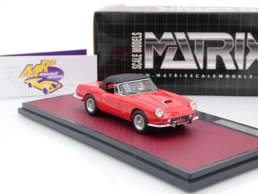Preview: Matrix MX40604-044 # Ferrari 400 Superamerica Hardtop Baujahr 1960 " Ferrarirot " 1:43