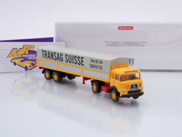 Preview: Wiking 0515 03 # Krupp 806 Pritschensattelzug Bj. 1964 " Transag Suisse " 1:87