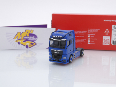 Herpa 313711-003 # MAN TGX GX Individual 2-achs Solozugmaschine " blau " 1:87