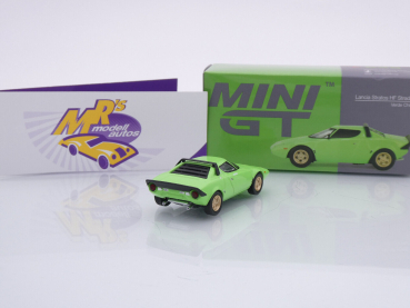 Preview: TSM MINI GT MGT00625-L # Lancia Stratos HF Stradale LHD in " Verde Chiaro " 1:64