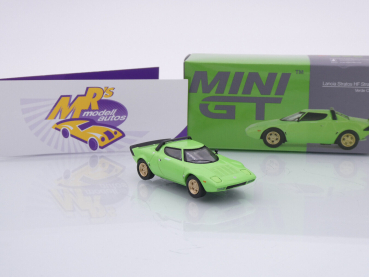 Preview: TSM MINI GT MGT00625-L # Lancia Stratos HF Stradale LHD in " Verde Chiaro " 1:64