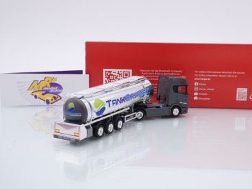Preview: Herpa 316514 # Scania CR20 Lebensmittelchromtank-Sattelzug " Tank Expert " 1:87