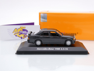 Preview: Maxichamps 940035601 # Mercedes-Benz 190E (W201) Baujahr 1984 " schwarzmetallic " 1:43