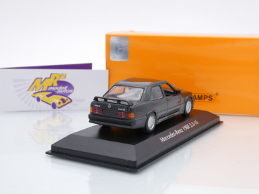 Preview: Maxichamps 940035601 # Mercedes-Benz 190E (W201) Baujahr 1984 " schwarzmetallic " 1:43