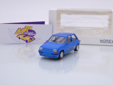 Norev 510540 # Renault Supercinq GT Turbo Baujahr 1985 " blaumetallic " 1:43