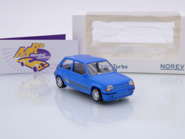Preview: Norev 510540 # Renault Supercinq GT Turbo Baujahr 1985 " blaumetallic " 1:43