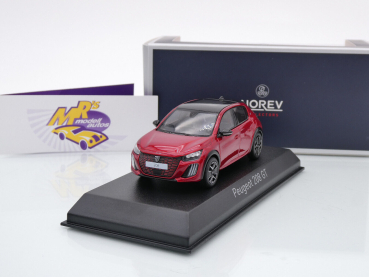 Norev 472842 # Peugeot 208 GT Baujahr 2024 " elixirrotmetallic " 1:43