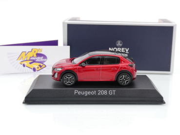 Preview: Norev 472842 # Peugeot 208 GT Baujahr 2024 " elixirrotmetallic " 1:43