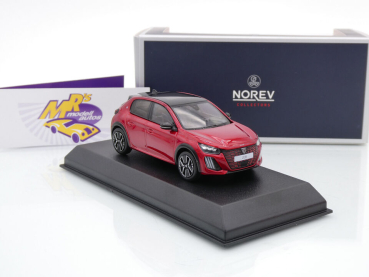 Preview: Norev 472842 # Peugeot 208 GT Baujahr 2024 " elixirrotmetallic " 1:43