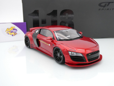 GT Spirit GT892 # Audi R8 LB Liberty Walk Baujahr 2022 " candyrotmetallic " 1:18