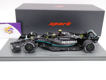 Preview: Spark 18S876 # Mercedes-AMG W14 F1 #44 Australien GP 2023 " Lewis Hamilton " 1:18