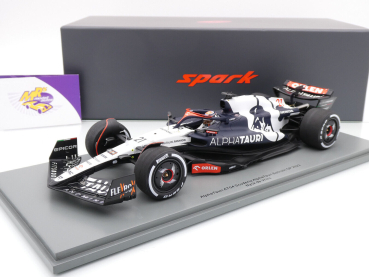 Spark 18S886 # Scuderia Alpha Tauri AT04 Bahrain F1 GP 2023 " Nyck de Vries " 1:18