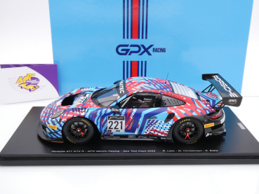 Preview: Spark 18SP167 # Porsche 911 GT3 R Spa Test Days 2022 " GPX Martini Racing " 1:18