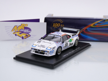 Spark S6409 # BMW M1 Nr.109 24h Le Mans 1984 " J-F. Yvon - P. Dagoreau " 1:43