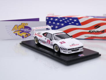 Preview: Spark US088 # BMW M1 Nr.25 Champion GTO Klasse IMSA 1981 " Red Lobster " 1:43