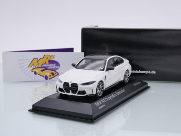 Minichamps 410020204 # BMW M3 Competition Limousine Baujahr 2020 " Alpinweiß " 1:43