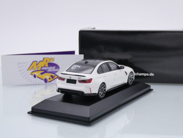 Preview: Minichamps 410020204 # BMW M3 Competition Limousine Baujahr 2020 " Alpinweiß " 1:43