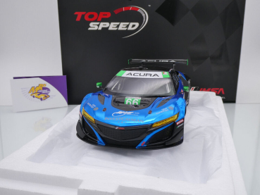 Preview: Top Speed TS0535 # Acura NSX GT3 Evo22 24h Daytona 2022 " Gradient Racing " 1:18