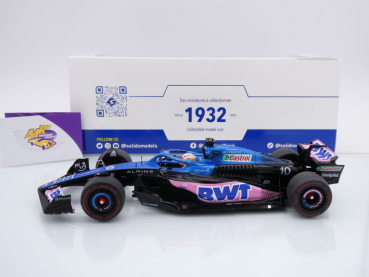 Preview: Solido S1811002 # Alpine BWT A523 F1 #10 3rd Dutch GP 2023 " Pierre Gasly " 1:18