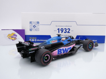 Preview: Solido S1811002 # Alpine BWT A523 F1 #10 3rd Dutch GP 2023 " Pierre Gasly " 1:18