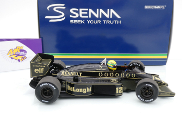 Preview: Minichamps 540863812 # Lotus Renault 98T F1 Saison 1986 " Ayrton Senna " 1:18