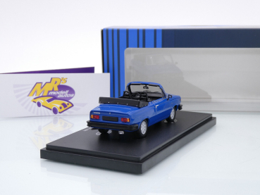 Preview: Autocult Avenue 60116 # Volvo 66 GL Cabrio Baujahr 1980 " blau " 1:43