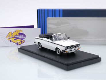 Preview: Autocult Avenue 60117 # Volvo 66 GL Cabrio Baujahr 1980 " weiß " 1:43