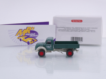 Preview: Wiking 0424 95 # Magirus Rundhauber Pritschenkipper Baujahr 1957-67 " August Alborn " 1:87