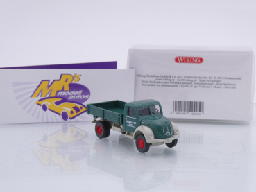 Preview: Wiking 0424 95 # Magirus Rundhauber Pritschenkipper Baujahr 1957-67 " August Alborn " 1:87