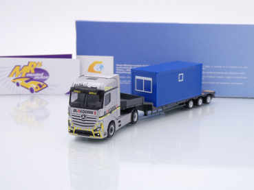 Herpa 956864 # Mercedes Actros Tieflade-SZ " Intermodellbau 2024 Bloedorn " 1:87