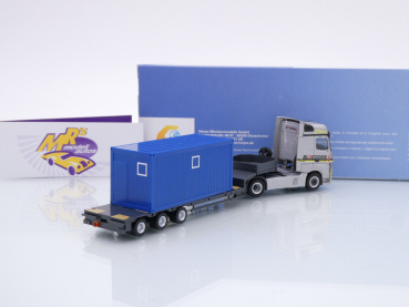 Preview: Herpa 956864 # Mercedes Actros Tieflade-SZ " Intermodellbau 2024 Bloedorn " 1:87