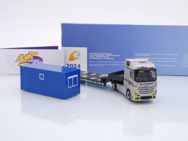Preview: Herpa 956864 # Mercedes Actros Tieflade-SZ " Intermodellbau 2024 Bloedorn " 1:87