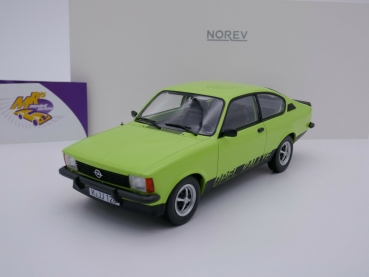Norev 183653 # OPEL Kadett C Coupe Rallye 2.0 Baujahr 1977 " grün-schwarz " 1:18