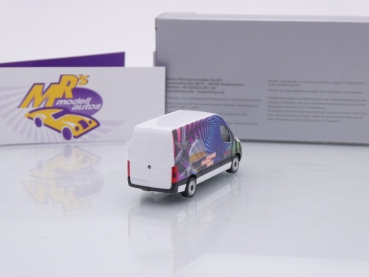 Preview: Herpa 953603 # Mercedes-Benz Sprinter Kasten '18 " Messe Leipzig 2023 - Modell Hobby Spiel " 1:87