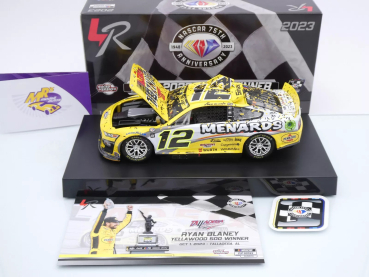 Preview: Lionel Racing W122323PZMRBJ # Ford Mustang NASCAR 2023 " Ryan Blaney - Pennzoil / Menards Talladega Fall Race Winner " 1:24
