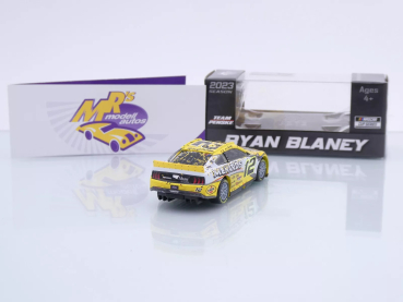 Preview: Lionel Racing W122365PYMRBJ # Ford Mustang NASCAR 2023 " Ryan Blaney - Pennzoil / Menards Talladega Fall Race Winner " 1:64