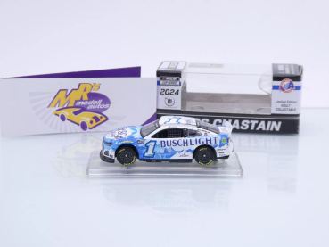 Preview: Lionel Racing CX12465BLBRZ # Chevrolet Camaro ZL1 NASCAR 2024 " Ross Chastain - Busch Light Beer " Chrom Startnummer " " 1:64