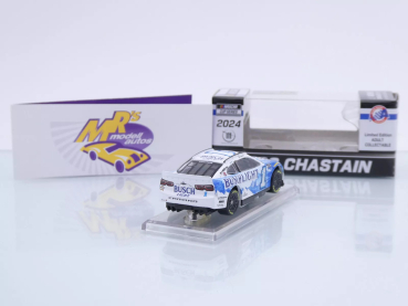 Preview: Lionel Racing CX12465BLBRZ # Chevrolet Camaro ZL1 NASCAR 2024 " Ross Chastain - Busch Light Beer " Chrom Startnummer " " 1:64