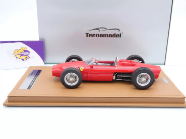 Preview: Tecnomodel TM18-308D # Ferrari F. F1-156 Press Version 1962 " Ferrarirot " 1:18