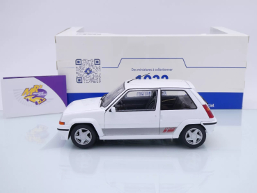 Preview: Solido S1810002 # Renault R5 GT Turbo Mk2 Baujahr 1989 " weiß-grau " 1:18