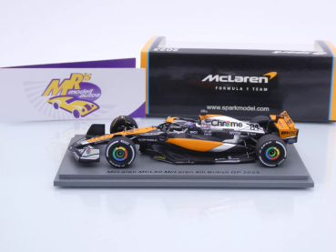 Preview: Spark S8594 # McLaren MCL60 F1 Nr.81 4th Großbritannien GP 2023 " Oscar Piastri " 1:43