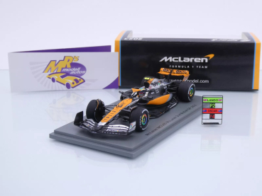 Spark S8593 # McLaren MCL60 F1 Nr.4 2nd Großbritannien GP 2023 " Lando Norris " 1:43